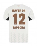 Moške Nogometnih dresov Bayer Leverkusen Edmond Tapsoba #12 Gostujoči 2024-25 Kratki rokavi